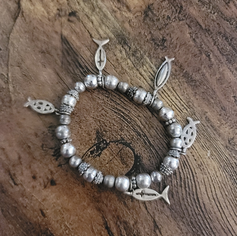 Jesus Fish Bracelet